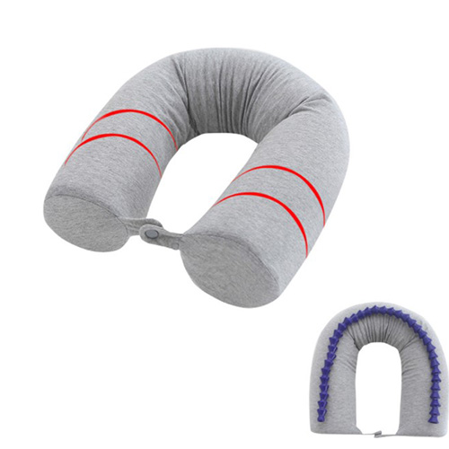 ຄຸນສົມບັດຂອງ Twist Memory Foam Travel Pillow